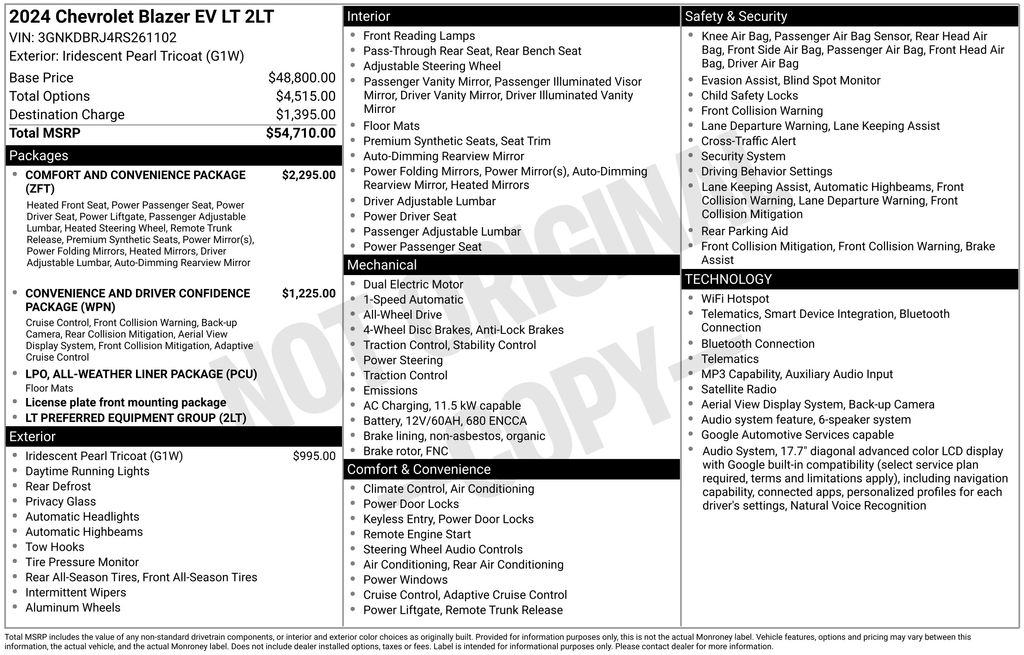 2024 Chevrolet Blazer EV 2LT