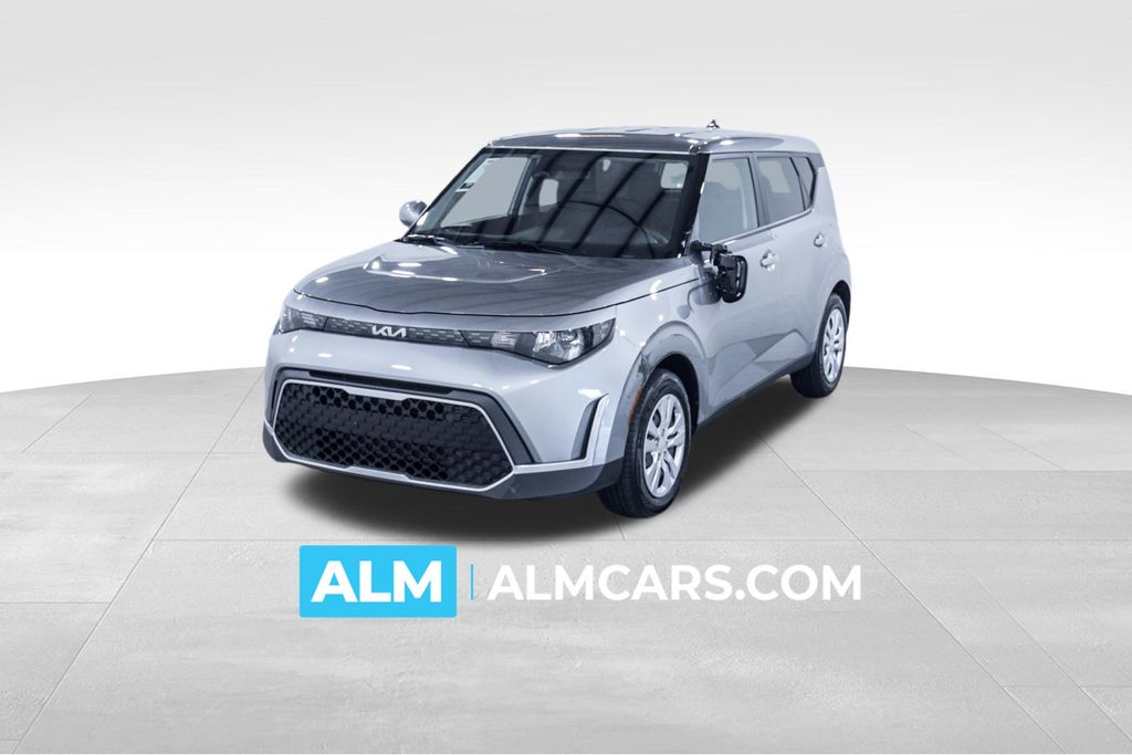 Steel Gray 2025 Kia Soul LX FWD SUV / Crossover Front-Wheel Drive Continuously Variable Transmission