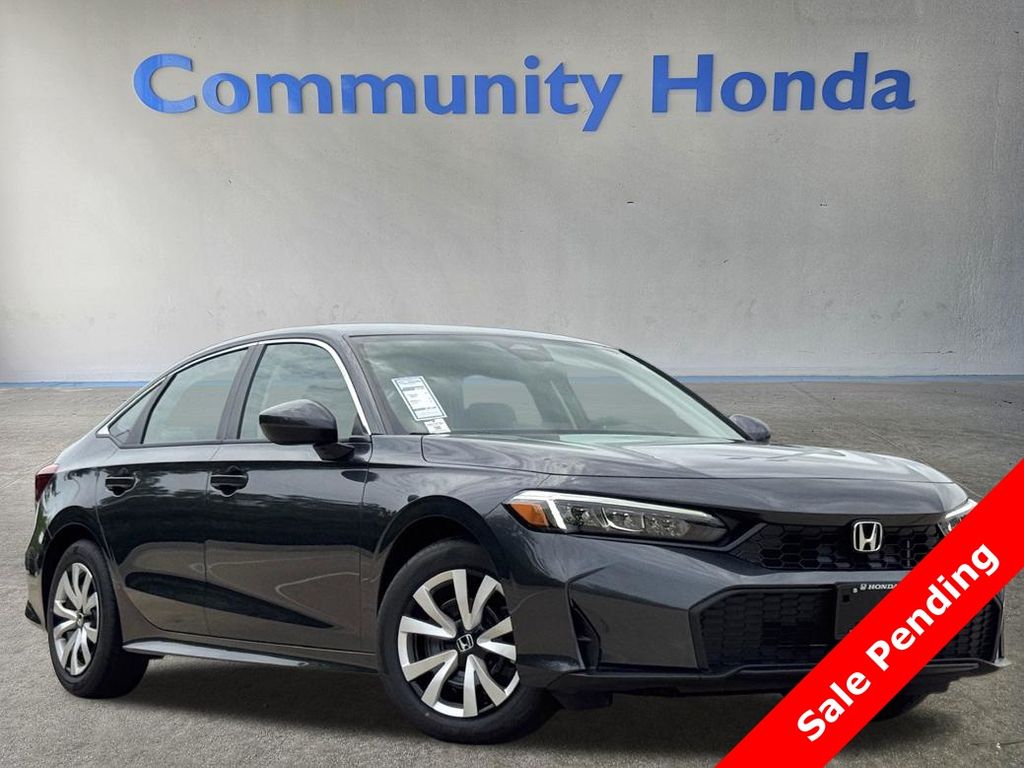 2026 Honda Civic LX Gray at Classic Honda Galveston
