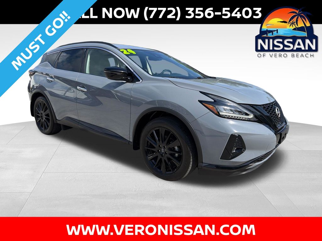 Boulder Gray 2024 Nissan Murano SUV / Crossover All-Wheel Drive Continuously Variable Transmission
