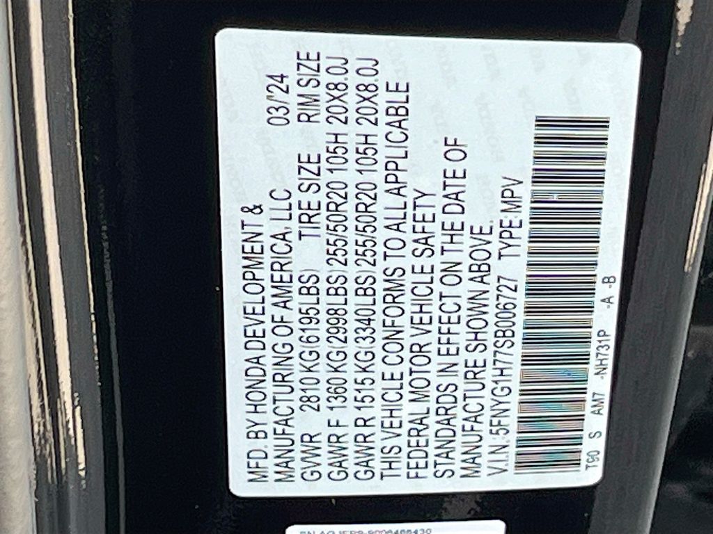 Used 2025 Black Honda Touring image 35