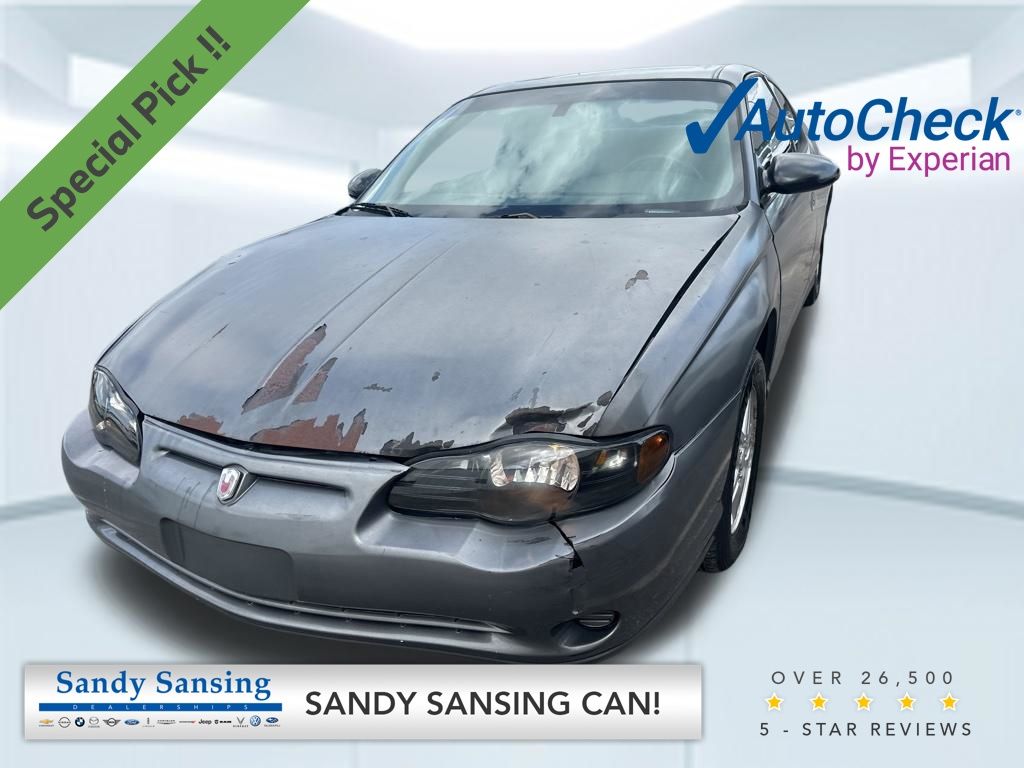 Medium Gray Metallic 2005 Chevrolet Monte Carlo LS FWD Coupe Front-Wheel Drive 4-Speed Automatic Overdrive