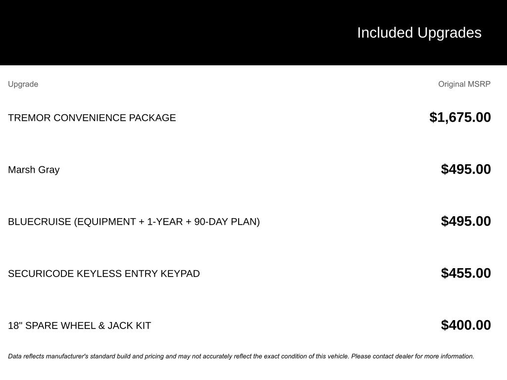2026 Ford Explorer Tremor