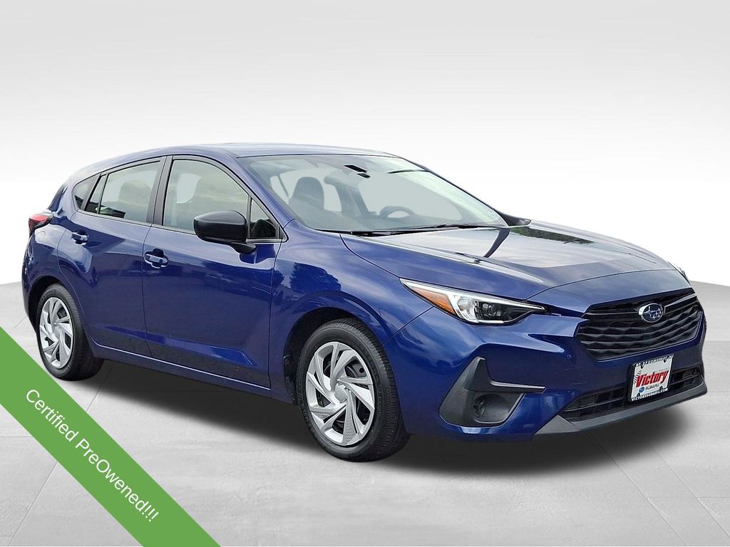 Sapphire Blue Pearl 2024 Subaru Impreza Wagon All-Wheel Drive Continuously Variable Transmission