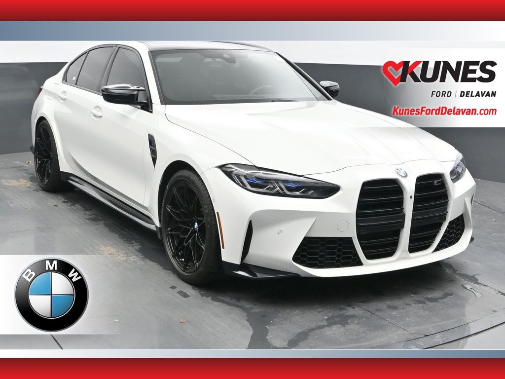 Alpine White 2023 BMW M3 Competition xDrive AWD Sedan All-Wheel Drive 8-Speed Automatic