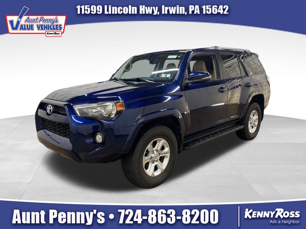 Nautical Blue Metallic 2017 Toyota 4Runner SR5 Premium 4WD SUV / Crossover Four-Wheel Drive 5-Speed Automatic Overdrive
