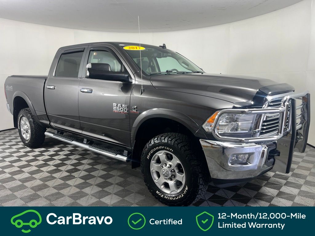 Gray (Granite Crystal Metallic Clearcoat) 2017 RAM 2500 Pickup Truck Four-Wheel Drive 6-Speed Automatic