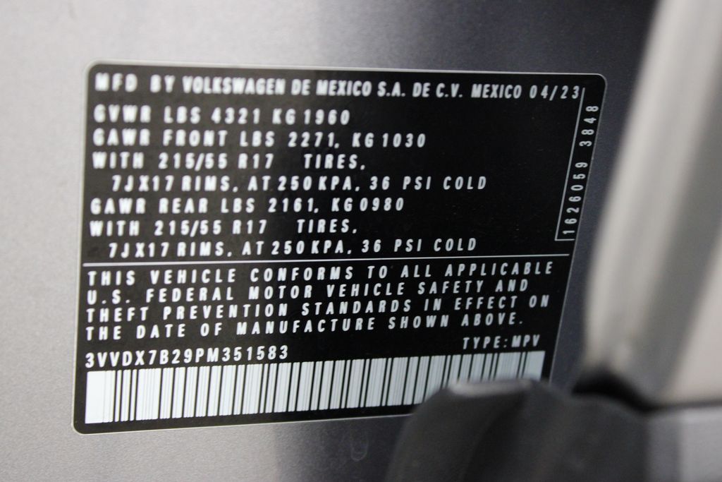 used 2023 Volkswagen Taos car, priced at $20,741