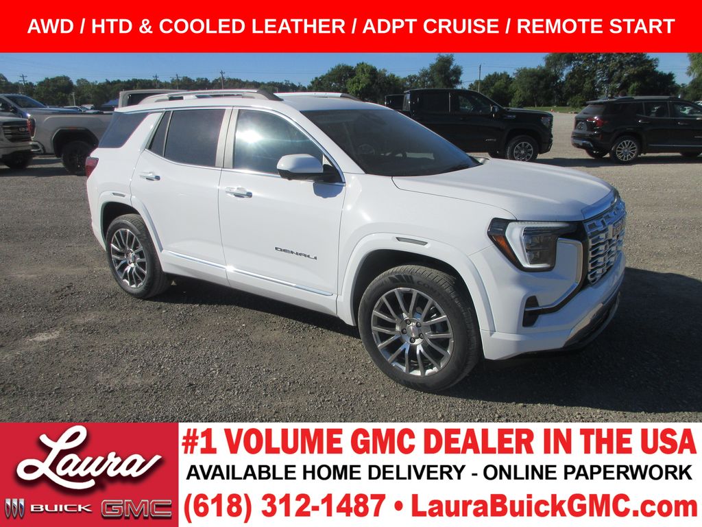 Summit White 2026 GMC Terrain SUV / Crossover Four-Wheel Drive 8-Speed Automatic Overdrive