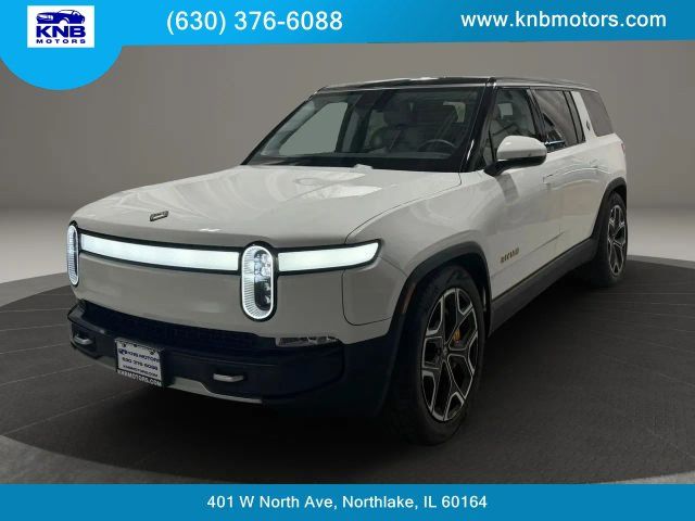 White 2024 Rivian R1S SUV / Crossover All-Wheel Drive 1-Speed Automatic