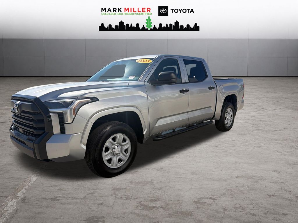 Celestial Silver Metallic 2023 Toyota Tundra Pickup Truck Four-Wheel Drive Automatic