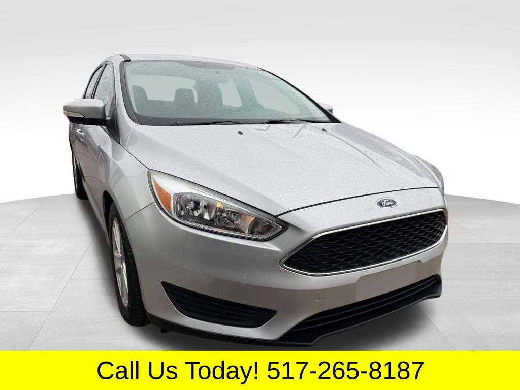 Ingot Silver 2015 Ford Focus SE Sedan Front-Wheel Drive 6-Speed Automatic
