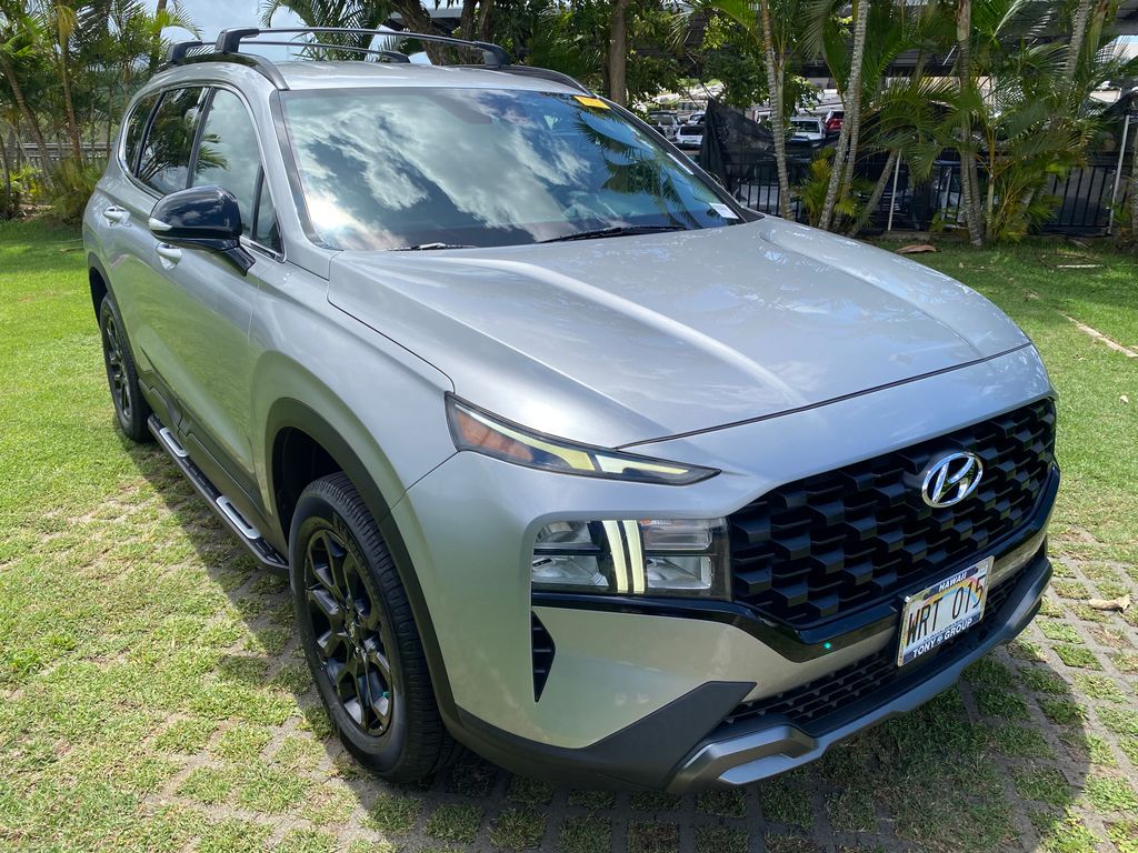Shimmering Silver Pearl 2022 Hyundai Santa Fe SUV / Crossover All-Wheel Drive 8-Speed Automatic