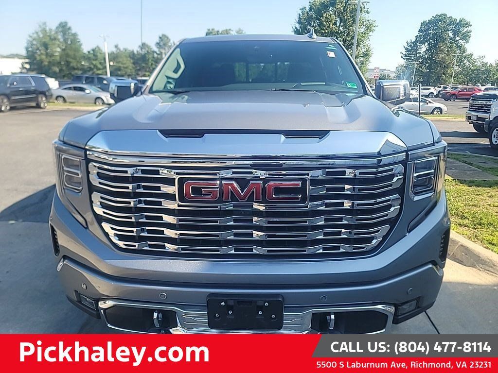 Sterling Metallic 2024 GMC Sierra 1500 Denali Crew Cab 4WD Pickup Truck Four-Wheel Drive Automatic