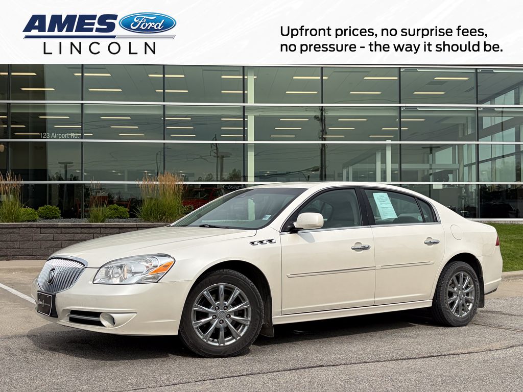 White Diamond Clearcoat 2011 Buick Lucerne Sedan Front-Wheel Drive 4-Speed Automatic