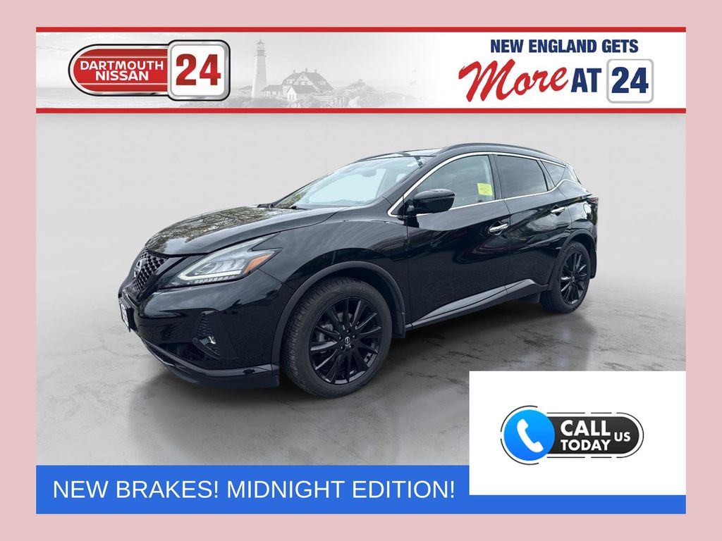 Super Black 2023 Nissan Murano SUV / Crossover All-Wheel Drive Continuously Variable Transmission
