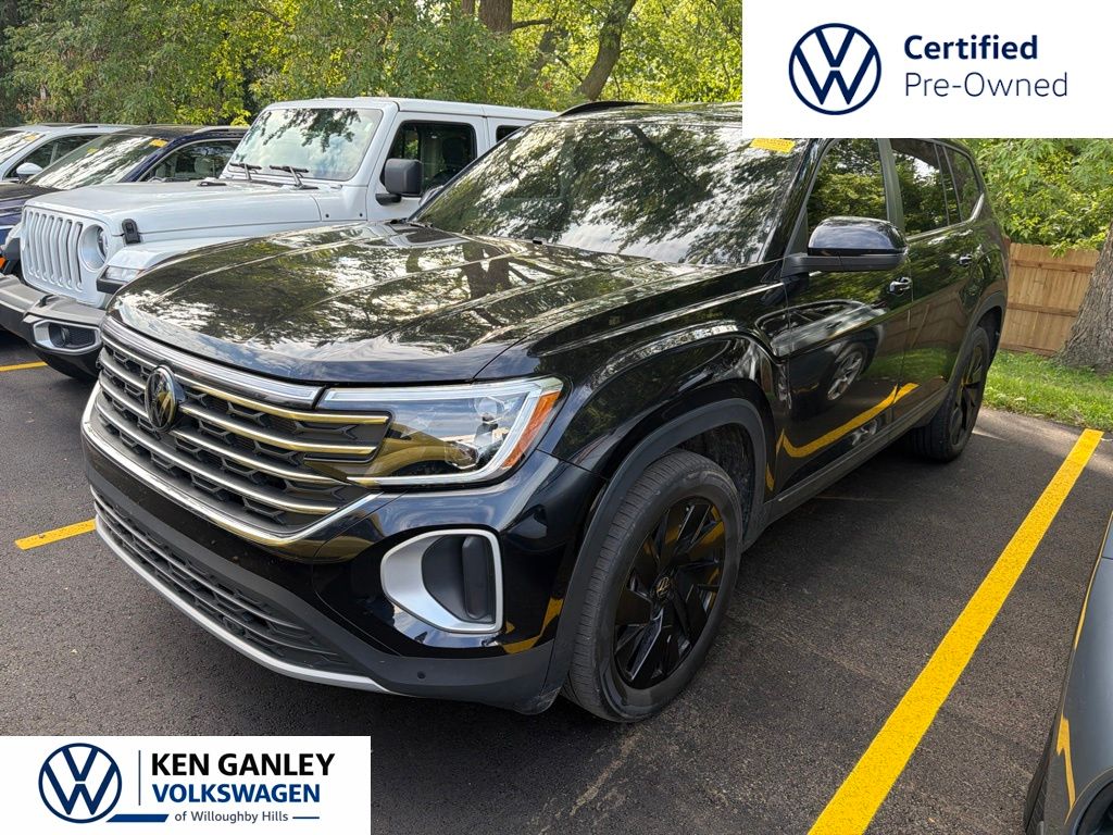 Deep Black 2024 Volkswagen Atlas SUV / Crossover All-Wheel Drive 8-Speed Automatic