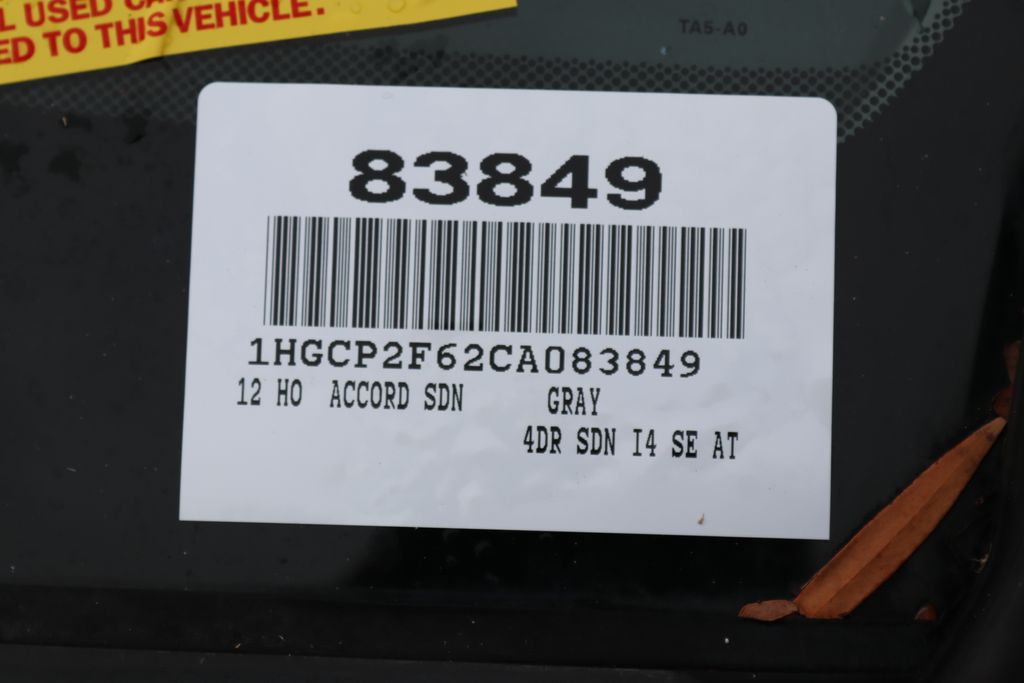 Thumbnail: 2012 Honda Accord - 7