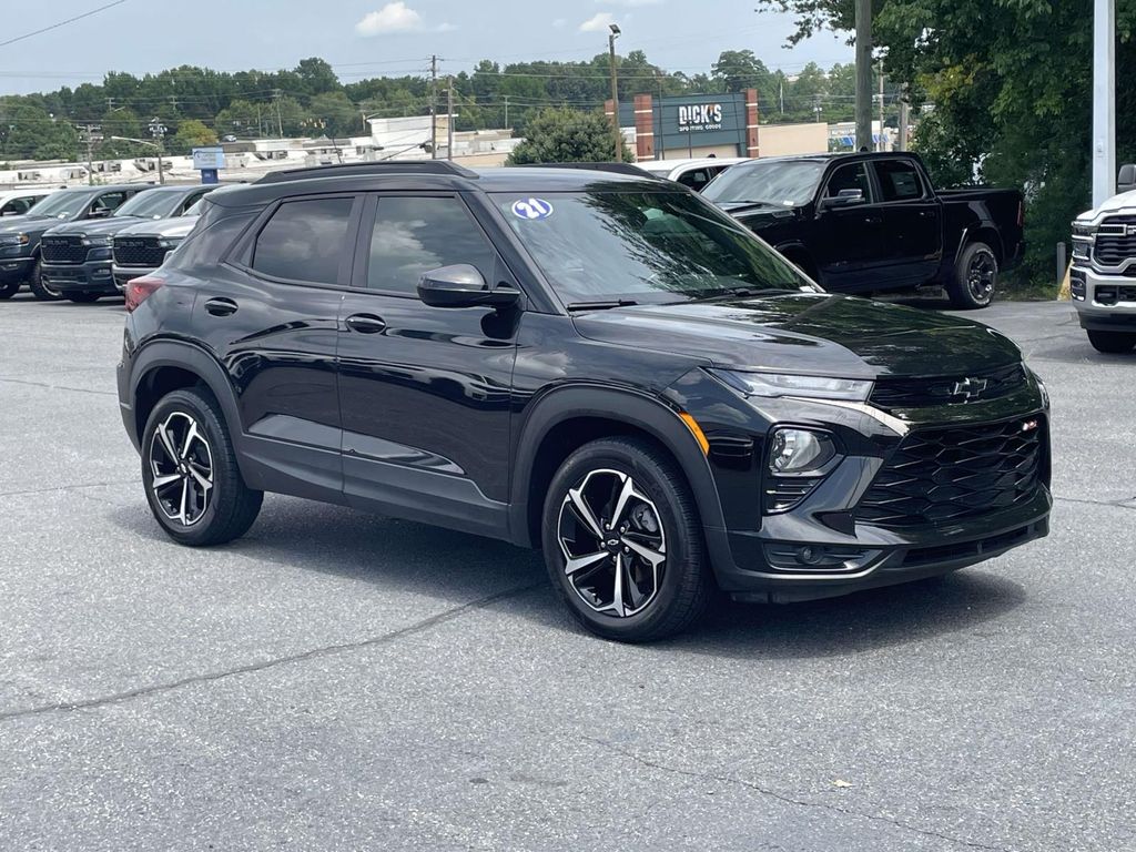 Mosaic Black Metallic 2021 Chevrolet Trailblazer SUV / Crossover Front-Wheel Drive Continuously Variable Transmission