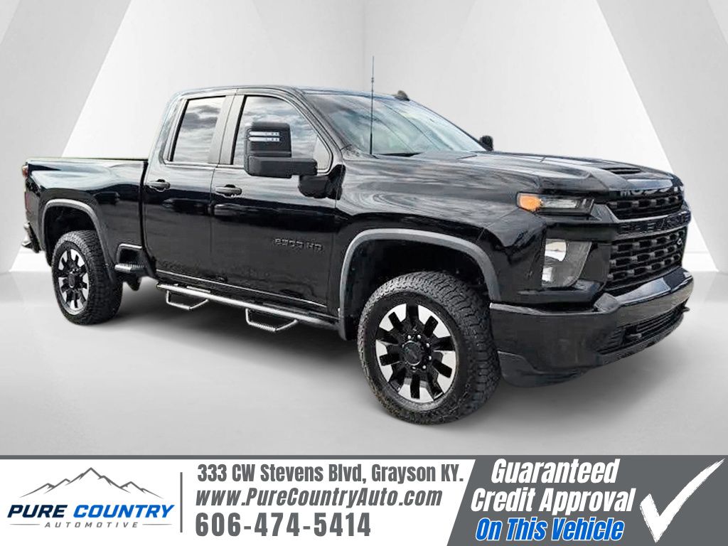 Black 2020 Chevrolet Silverado 2500HD Pickup Truck Four-Wheel Drive 6-Speed Automatic