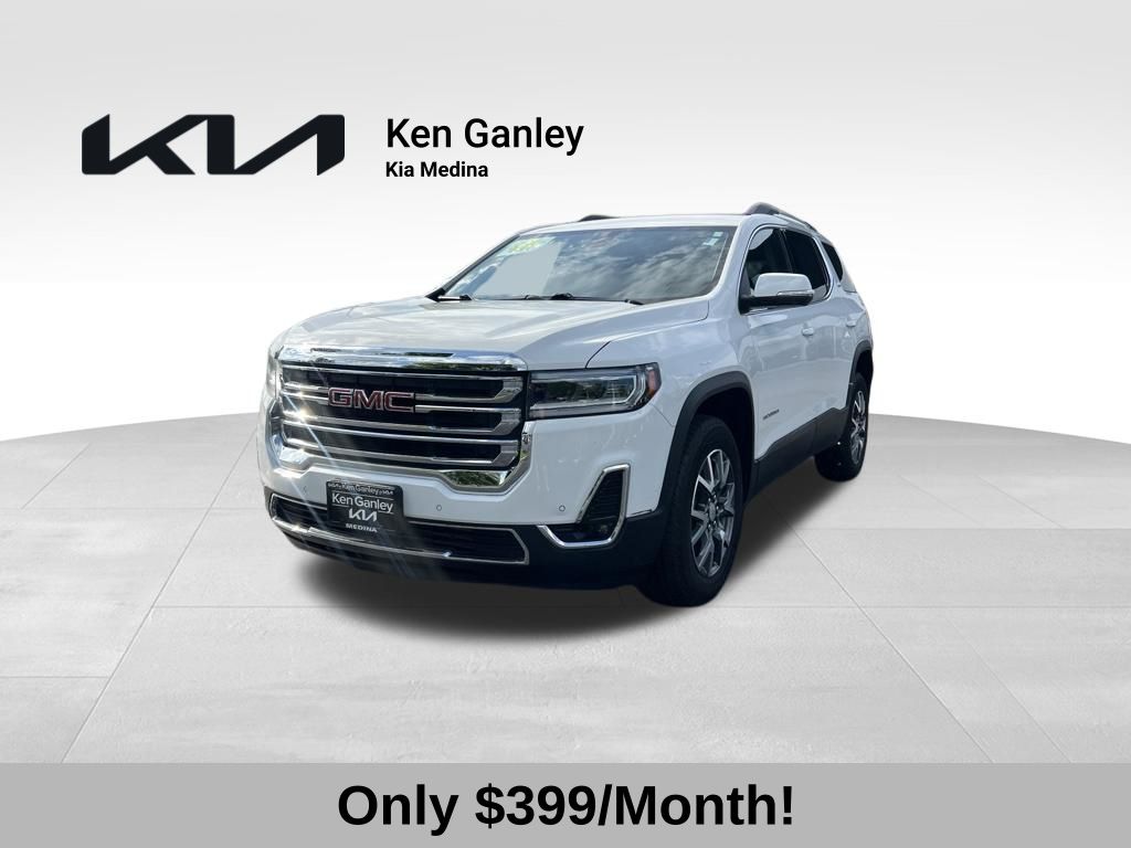Summit White 2023 GMC Acadia SUV / Crossover Four-Wheel Drive 9-Speed Automatic