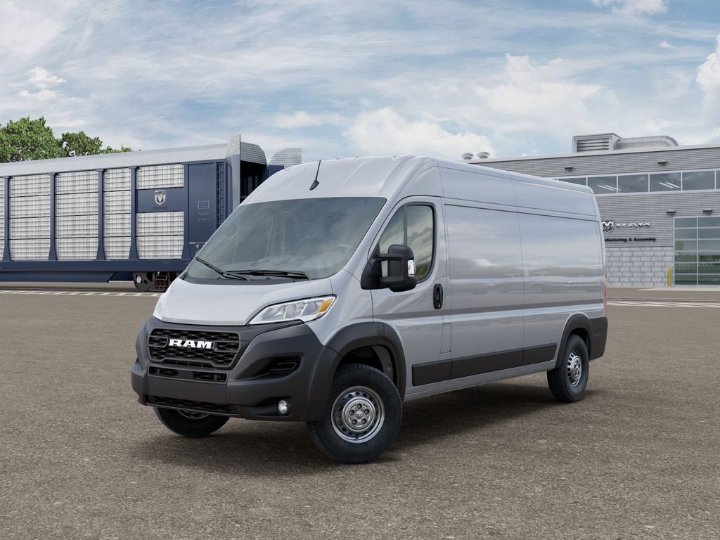 Bright Silver Clearcoat Metallic 2025 RAM ProMaster Van  9-Speed Automatic