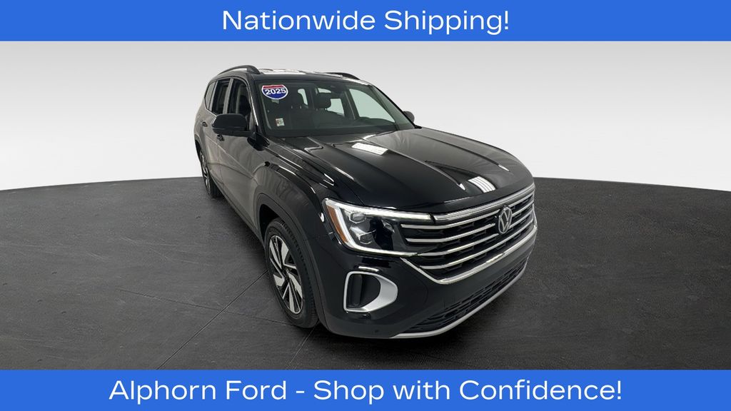 Mountain Lake Blue 2025 Volkswagen Atlas SUV / Crossover All-Wheel Drive 8-Speed Automatic