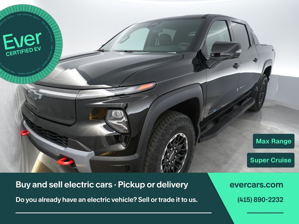 Black 2026 Chevrolet Silverado EV Pickup Truck All-Wheel Drive 1-Speed Automatic