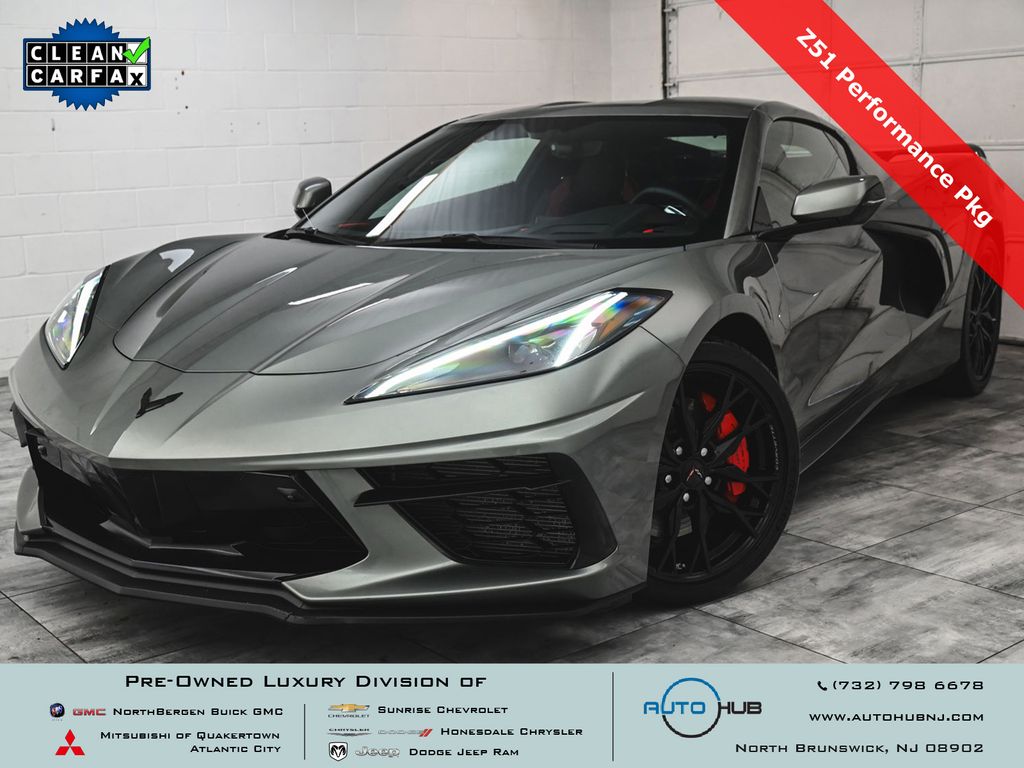 Hypersonic Gray Metallic 2023 Chevrolet Corvette Stingray 2LT Coupe RWD Coupe Rear-Wheel Drive 8-Speed Dual Clutch