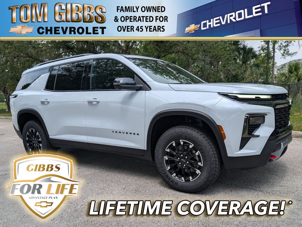 Polar White Tricoat 2026 Chevrolet Traverse SUV / Crossover Four-Wheel Drive 8-Speed Automatic