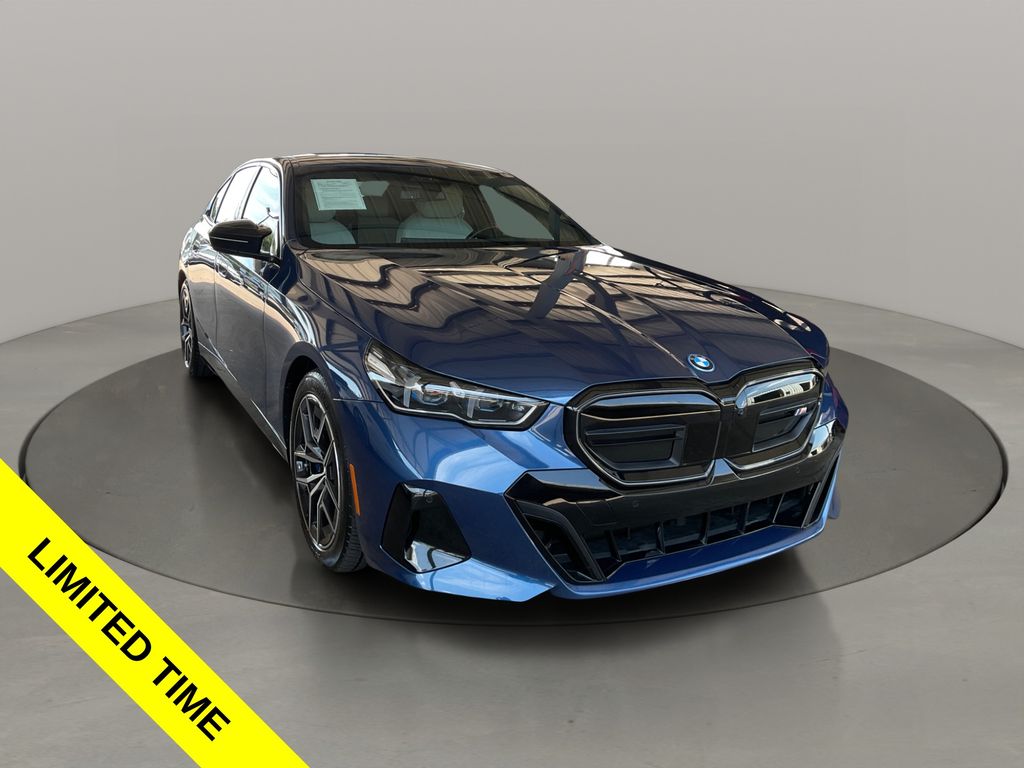 Phytonic Blue Metallic 2024 BMW i5 Sedan All-Wheel Drive Automatic