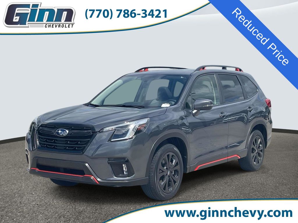 Magnetite Gray Metallic 2022 Subaru Forester SUV / Crossover All-Wheel Drive Continuously Variable Transmission