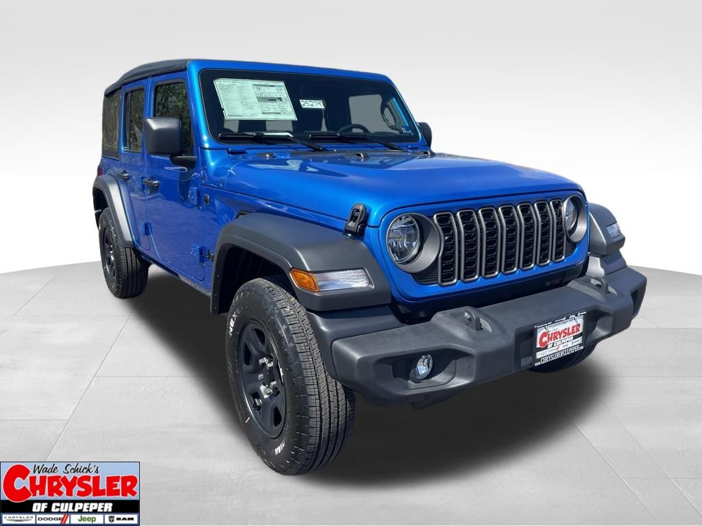 Hydro Blue Pearl Coat 2026 Jeep Wrangler SUV / Crossover Four-Wheel Drive 6-Speed Manual