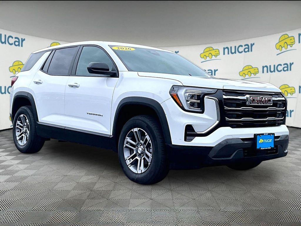 Summit White 2026 GMC Terrain SUV / Crossover Four-Wheel Drive 8-Speed Automatic Overdrive