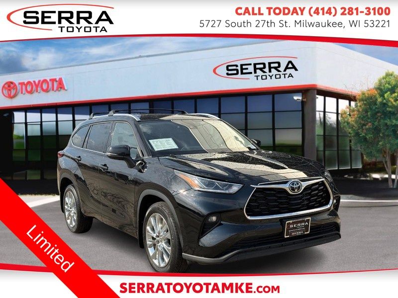 Midnight Black Metallic 2023 Toyota Highlander Limited AWD SUV / Crossover All-Wheel Drive 8-Speed Automatic