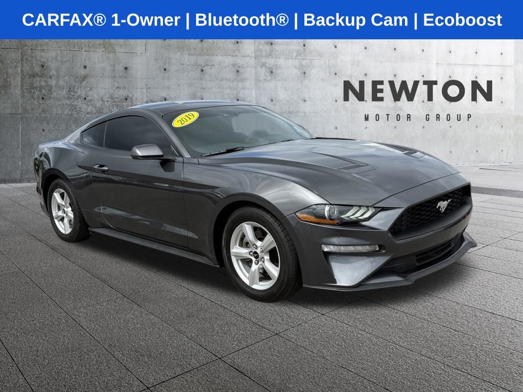 Gray (Magnetic Metallic) 2019 Ford Mustang Coupe Rear-Wheel Drive Automatic