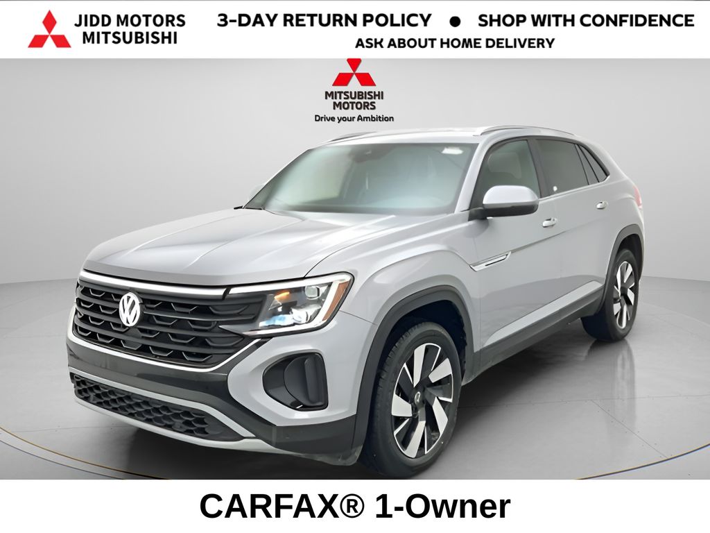 Silver 2025 Volkswagen Atlas Cross Sport SE 4Motion with Technology SUV / Crossover All-Wheel Drive 8-Speed Automatic
