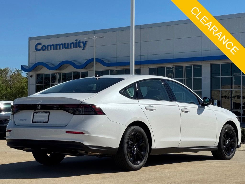 2025 Honda Accord SE White at Mac Haik CDJR North Houston