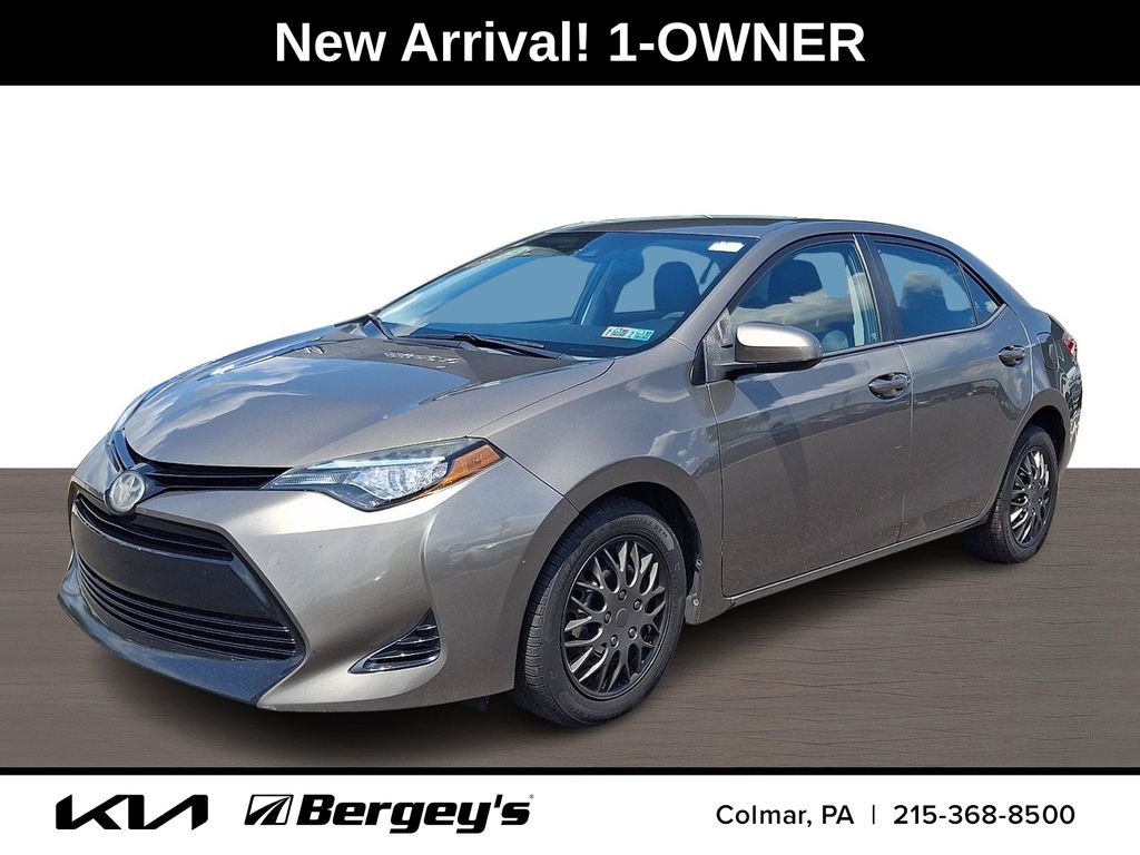 Falcon Gray Metallic 2017 Toyota Corolla Sedan Front-Wheel Drive Continuously Variable Transmission