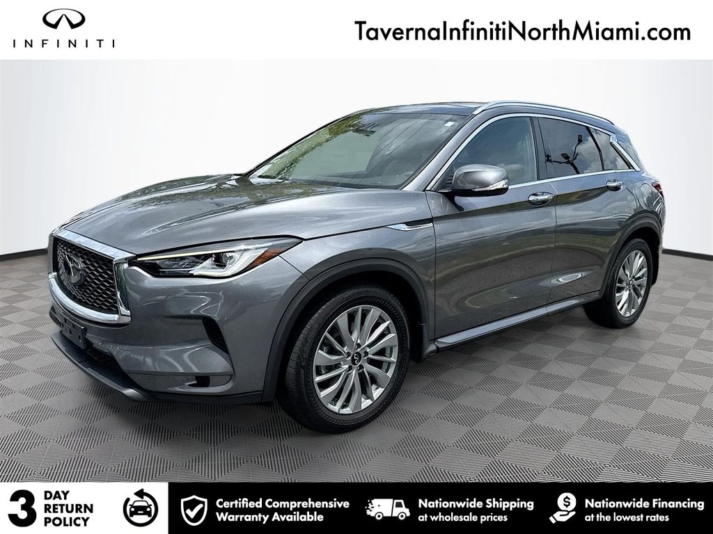 Gray (Graphite Shadow) 2023 INFINITI QX50 SUV / Crossover All-Wheel Drive Continuously Variable Transmission
