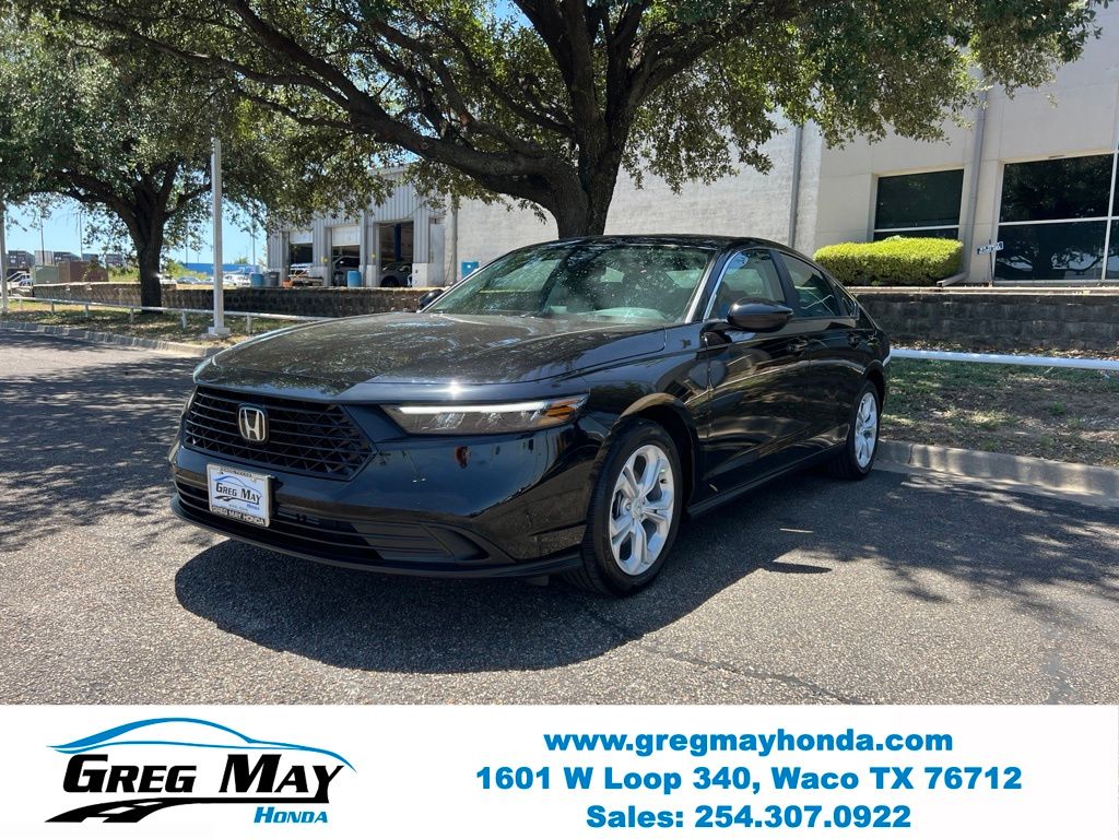 2026 Honda Accord LX Black at Greg May Honda