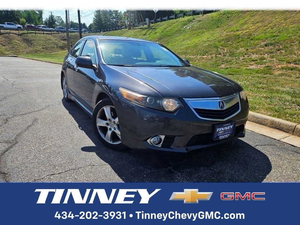 Gray 2012 Acura TSX Sedan FWD with Technology Package Sedan Front-Wheel Drive 5-Speed Automatic