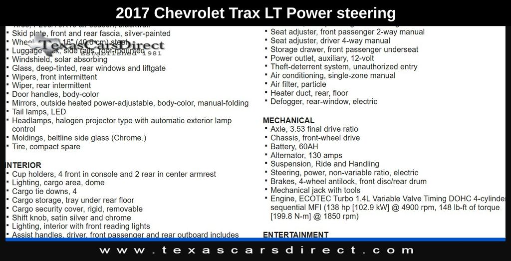 2017 Chevrolet Trax LT photo