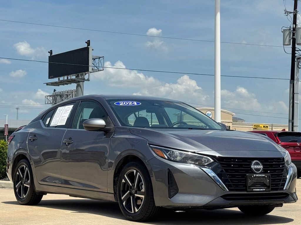 2024 Nissan Sentra SV Gray at Central Houston Nissan