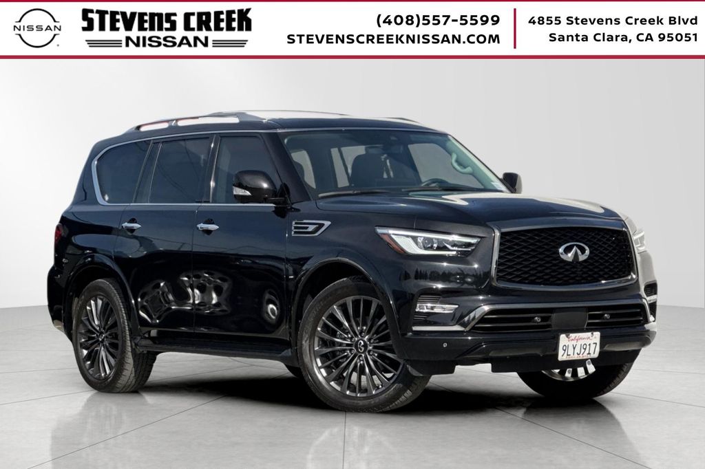 Mineral Black 2024 INFINITI QX80 Premium Select 4WD SUV / Crossover All-Wheel Drive 7-Speed Automatic