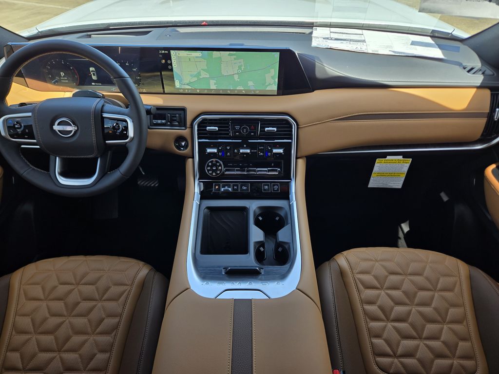 2026 Nissan Armada Platinum Reserve White at South Houston Nissan