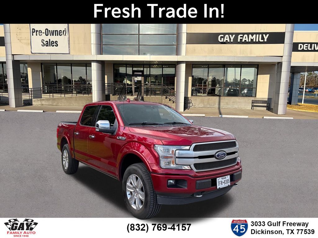 Ruby Red Metallic 2019 Ford F-150 Pickup Truck Four-Wheel Drive Automatic