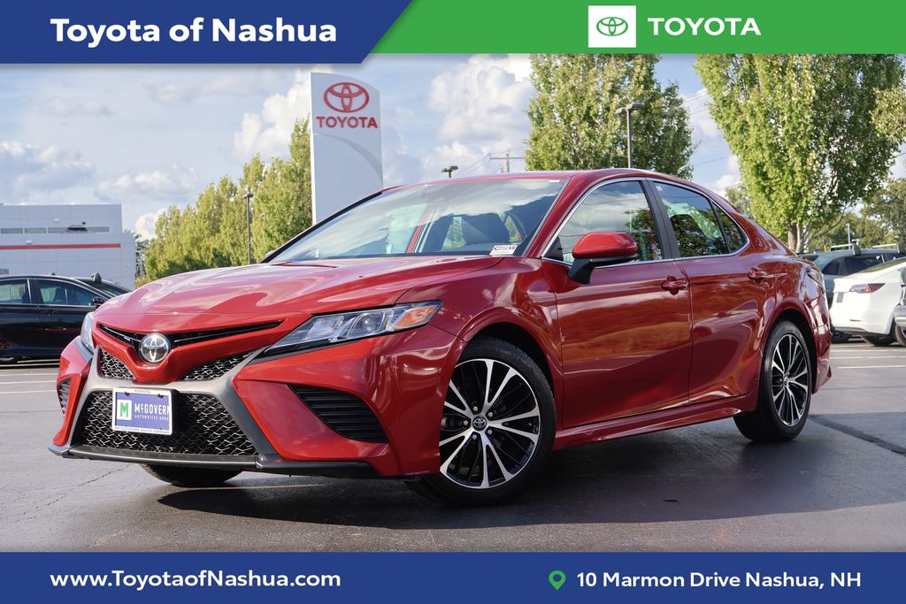 Supersonic Red 2019 Toyota Camry Sedan Front-Wheel Drive 8-Speed Automatic