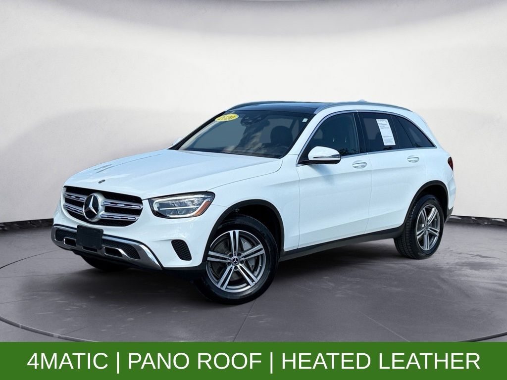 Polar White 2020 Mercedes-Benz GLC 300 4MATIC SUV / Crossover All-Wheel Drive 9-Speed Automatic