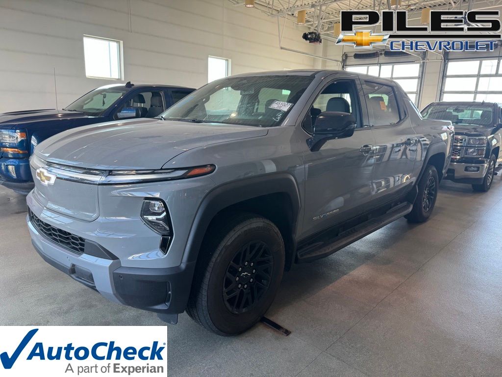 Slate Gray Metallic 2025 Chevrolet Silverado EV Pickup Truck All-Wheel Drive 1-Speed Automatic
